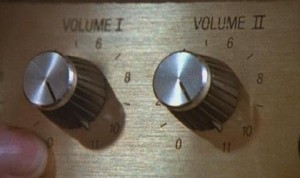turn the volume up to 11