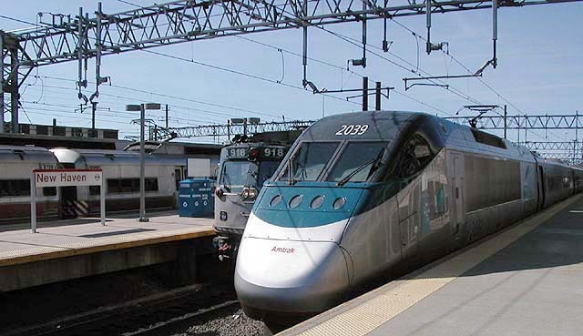 acela in New Haven
