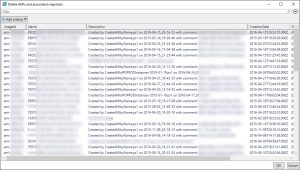 Select AMIs to be deregistered (deleted)