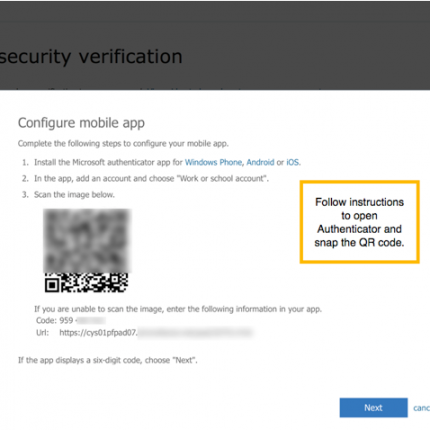 azure mfa setup