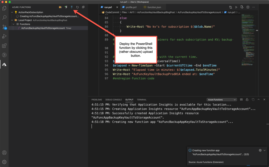 Azure Powershell List Key Vault Secrets